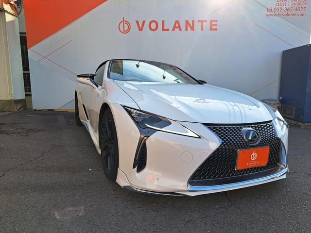 レクサス ＬＣ ＬＣ５００ コンバーチブル ＴＲＤ鍛造２１インチアルミ モデリスタエアロ（Ｆ．Ｒ．Ｓ）の中古車｜グーネット中古車