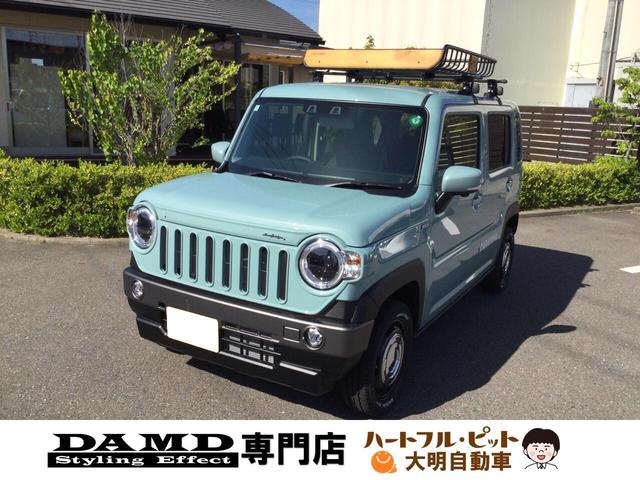 スズキ ハスラー ハイブリッドＸ　ハイブリッドＸ　ＤＡＭＤ　ＨＵＳＴＬＥＲ　ＣＡＲＡＢＩＮＡ（ダムド　カラビナ）フェイスチェンジキットｔｒｉｐ　ｂａｓｋｅｔ　Ｒｏｏｆ　Ｒａｃｋ　ルーフラック　全周囲モニター