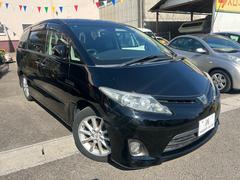 エスティマ 2.4アエラス Gエディション ワンオーナー 純正ナビ フルセグテレビ(走行中視聴可) リアモニター(リモコン有) ETC 両側パワースライドドア スマートキー&プッシュスタート ウッドコンピハンドル 中古車画像