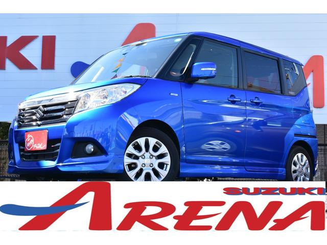 スズキ ソリオハイブリッドｍｚ スズキ認定中古車 全方位カメラパッケージ デュアルカメラブレーキサポート 両側パワースライドドア ディスチャージヘッドライト フォグ アダプティブクルーズコントロール １５インチａｗ シートヒーターの中古車 車体価格164 9万円