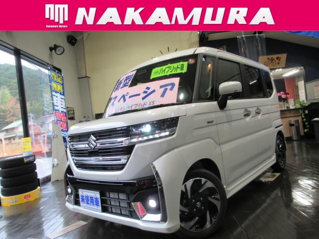 スペーシアカスタム ハイブリッドＸＳ　◆新型ＮＥＷモデル／届出済未使用車／リヤシートオットマン／ショールームテンジ保管車！（1枚目）