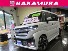 スズキ　スペーシアカスタム　ハイブリッドＸＳ　◆新型ＮＥＷモデル　届出済未使用車　リヤシートオットマン