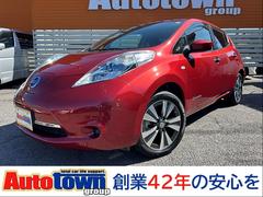 リーフ X サンクスエディション(30kwh) 航続距離155km 9セグメン 充電ケーブル付き 純正SDナビ フルセグTV Bluetoothオーディオ バックモニター 衝突被害軽減ブレーキ 車線逸脱警報 純正LEDヘッドライト ETC 禁煙車 中古車画像