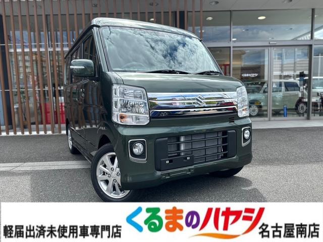 スズキ エブリイワゴン ＰＺターボスペシャル　届出済未使用車・４ＷＤ・ＡＴ・ハイルーフ・両側電動スライドドア・スズキセーフティサポート・オートステップ・オーバーヘッドシェルフ・１４インチアルミホイール・オートエアコン・シートヒーター