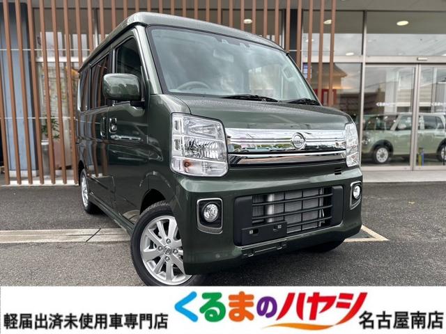 ＮＶ１００クリッパーリオ Ｅ　届出済未使用車・４ＷＤ・ＡＴ・ハイルーフ・片側電動スライドドア・セーフティサポート・ディスチャージヘッドライト・オーバーヘッドシェルフ・アルミホイール・ＵＳＢ電源ソケット・プッシュスタート（1枚目）