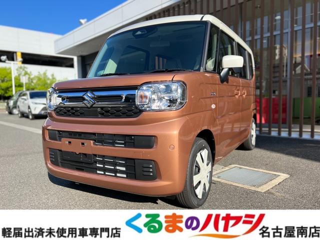 ハイブリッドＸ　届出済未使用車・２ＷＤ・ＣＶＴ・ツートン・ＬＥＤヘッドライト・リモート格納ドアミラー・シートヒーター・両側電動スライド・サーキュレーター・マルチユースフラップ・ロールサンシェイド・ＵＳＢソケット