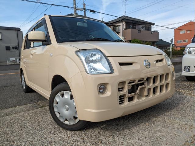 日産 ピノ Ｓ　車検整備付　５速マニュアル　純正ＣＤ　キーレス　ＥＴＣ　電動格納ミラー　ヘッドライトレベライザー