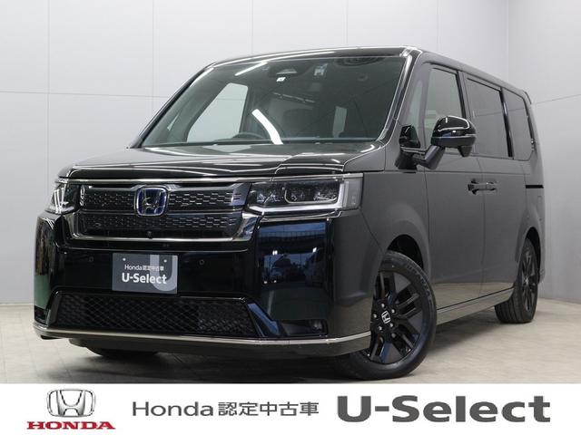 ｅ：ＨＥＶスパーダ　１オーナー　禁煙車　ホンダセンシング　９インチ純正ナビ　フルセグ　ＢＴオーディオ　全周カメラ　サイド＆フロントカメラ　パワーリアゲート　両側電動ドア　ハーフレザーシート　前席シートヒータ　３灯式ＬＥＤ