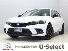 シビック e:HEV 純正9型コネクトナビ バックカメラ ドラレコ前後 シートヒーター パワーシート BOSEプレミアムサウンド ワイヤレス充電器 LEDヘッドライト オートハイビーム 純正18インチアルミ ETC 中古車画像