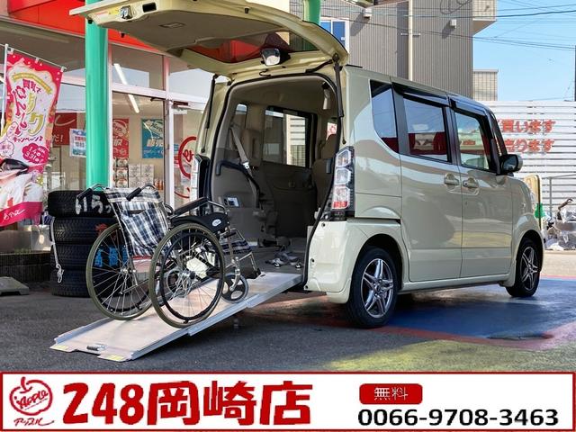 Ｇ・Ｌパッケージ　車いす仕様車　福祉車　スローパー　電動ウインチ・リモコン付　手動固定装置　手すり　Ｒシート付　スマートキー＆プッシュスタート　社外１４アルミ　純正ＣＤプレーヤー　アイストップ