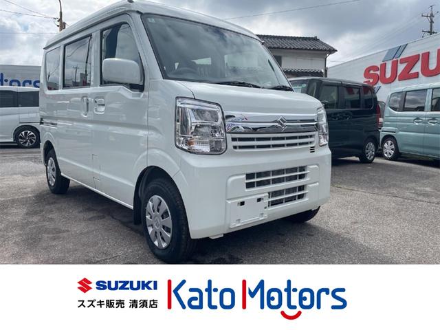 エブリイ ジョイン　安心新車保証付き　届出済未使用車　プッシュスタート　ＬＥＤヘッドランプ　スマートキー　ＵＳＢ充電ポート　電動格納ミラー　シートヒーター（1枚目）
