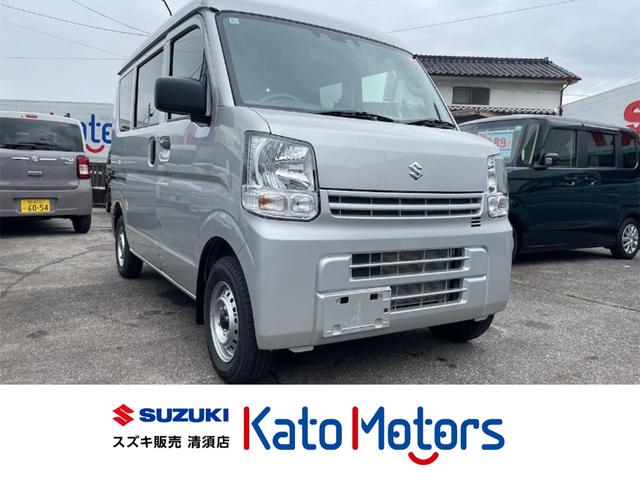 エブリイ ＰＡリミテッド　安心新車保証付き　届出済未使用車　キーレスエントリー　パワーウィンド　ＵＳＢ充電ポート　衝突被害軽減システム　スペアタイヤ（1枚目）