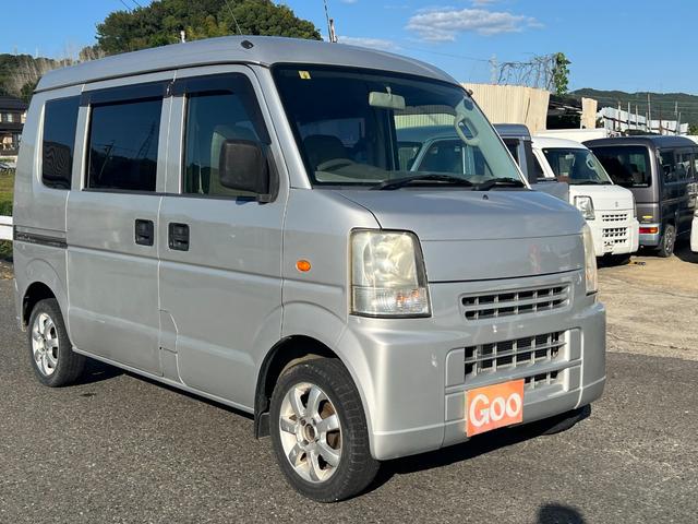 エブリイ ＰＡ　オートマ　２ＷＤ　　タイミングチェーン　ハイルーフ　フルフラット　ラジオ　ＡＣ　ＰＳ　エアバッグ　新品バッテリー　集中ドアロック　スライドドア　車検整備付　保証付（1枚目）