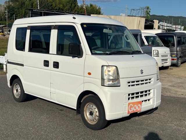 エブリイ ＰＡ　マニュアル　２ＷＤ　　タイミングチェーン　ハイルーフ　フルフラット　ラジオ　ＡＣ　ＰＳ　エアバッグ　新品バッテリー　キーレス　集中ドアロック　スライドドア　車検整備付　保証付（1枚目）