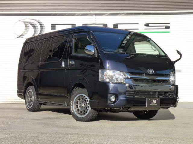 トヨタ ハイエースバン スーパーＧＬ　ダークプライム　ＭＲＴタイプＩＩワイドロング４ＷＤ　ＷＯＲＫ１７インチＡＷ