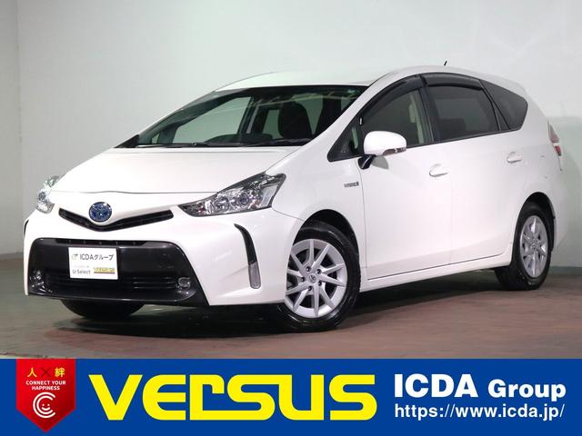 プリウスアルファ(トヨタ) Ｓ　禁煙／Aftermarketナビ／ＣＤ／バックカメラ／ＥＴＣ／スマートキー／オートライト／プリクラッシュセーフティ／レーダークルーズコントロール／純正１６インチアルミホイール／車線逸脱警報 中古車画像