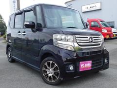 N-BOXカスタム G・Lパッケージ スマートキー/禁煙車/CDデッキ/左Pスライド/フルフラットシート/ベンチシート/衝突安全ボディ/エアロ/ワンオーナー/LEDヘッドランプ 中古車画像