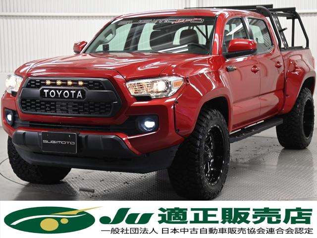 米国トヨタ タコマ ダブルキャブ　ＴＲＤスポーツ　４ＷＤ　ベッドラック