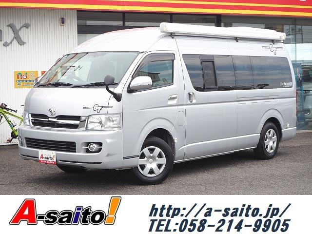 　トイファクトリー製ＧＴ／４ＷＤ／１２Ｖエアコン／ワンクール／エアロソーラー／ＦＦヒーター／１５００Ｗインバーター／サイドオーニング／冷蔵庫／インナーミラー型ドラレコ／フリップダウン