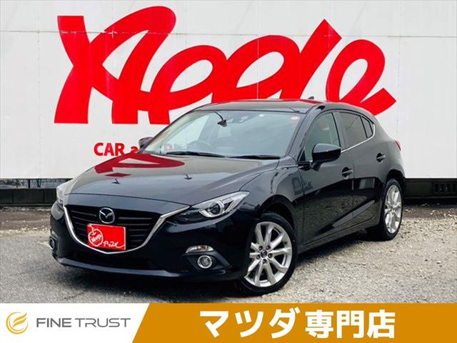 マツダ ２０Ｓツーリング　Ｌパッケージ　保証付　禁煙車　ユーザー買取車　純正ＳＤナビ　バックカメラ　本革黒シート　ＢＯＳＥサウンド　シートヒーター　レーダークルーズコントロール　パワーシート　ビルトインＥＴＣ