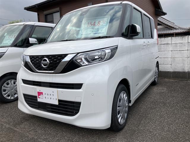 日産 ルークス Ｘ　フロントカメラ　両側スライド　片側電動