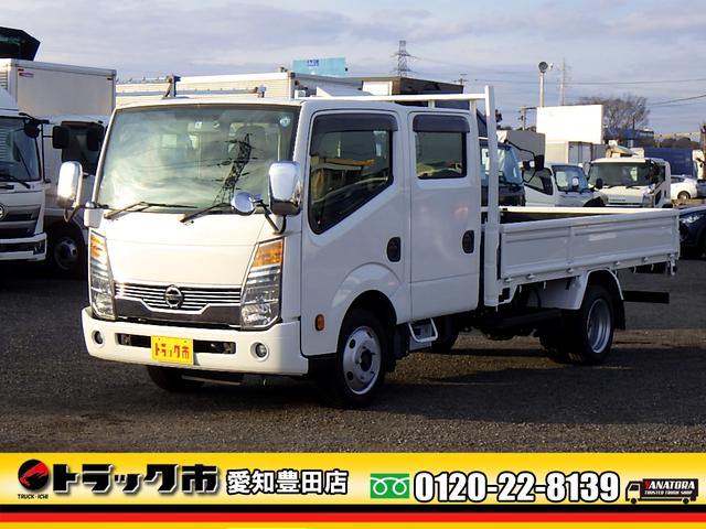 ダブルキャブ☆平ボディ☆平☆平ボデー☆１．７５ｔ☆ 荷台内寸３３７×１７８×３８☆全国納車可能　０１２０－２２－８１３９