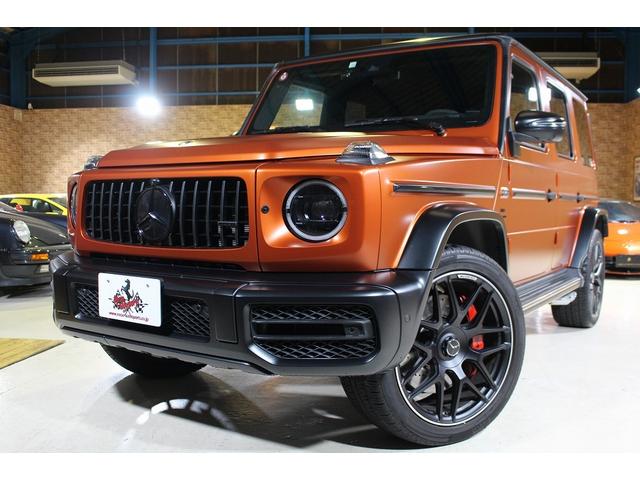 メルセデスＡＭＧ Ｇクラス Ｇ６３　マグノヒーローエディション　正規ディーラー車　ワンオーナー　マグノコッパーオレンジ　Ｇｍａｎｕｆａｋｔｕｒプログラム　３００台限定車　左ハンドル　サンルーフ　２２インチアルミホイール　レッドブレーキキャリパー