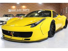 フェラーリ　４５８イタリア　ベースグレード　正規ディーラー車　ＬＢ仕様　バックカメラ