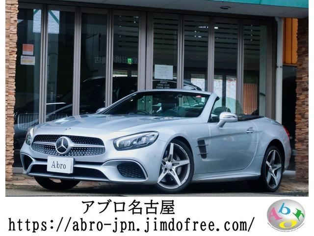 メルセデス・ベンツ ＳＬ４００　後期型／ブラックレザーインテリア／レーダーセーフティ／アダプティブ追従クルーズ／スカイルーフ／ＡＭＧアルミ／電動オープン／リフティングシステム／リアビューカメラ／純正ナビシステム