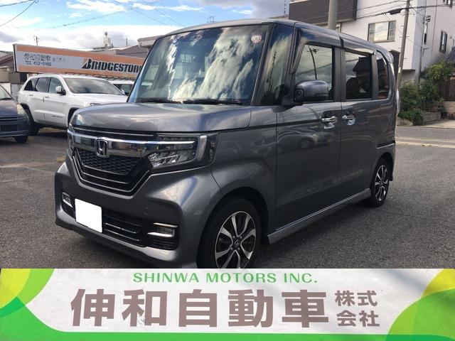 Ｎ－ＢＯＸカスタム Ｇ・Ｌホンダセンシング　ＥＴＣ　バックカメラ　両側スライド・片側電動　ナビ　ＴＶ　オートクルーズコントロール　レーンアシスト　衝突被害軽減システム　オートライト　ＬＥＤヘッドランプ　スマートキー　アイドリングストップ（1枚目）