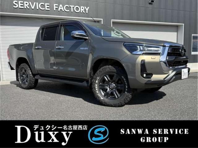 ハイラックス（トヨタ）Ｚ　ディスプレイオーディオ　パノラミックビューモニター　　純正１７インチアルミホイール　パワーシート　　クリアランスソナー　クルーズコントロール　ドリンクホルダー　チップアップシート 中古車画像