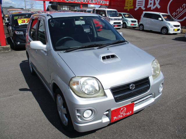 スズキ ｋｅｉスポーツベースグレード ターボ 走行６万キロ 純正１５インチａｗ ルーフスポイラー ４ａｔの中古車 車体価格9万円 01年式 走行6 0万キロ 車体色シルバーｍ 愛知県刈谷市稲場町５ ６１３ アップルワールド刈谷店の在庫 グーネット中古車