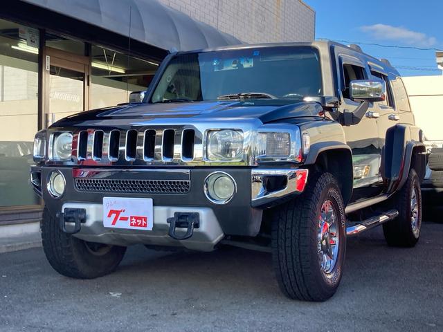 ハマーＨ３(ハマー) タイプＧ　ディーラー車　４ＷＤ　左ハンドル　社外ナビ　Ｂカメラ　ＴＶ 中古車画像