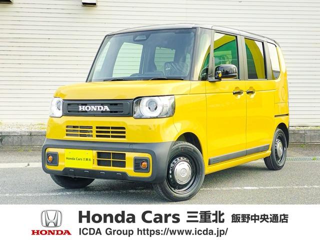 ベースグレード　展示車　８インチ純正ナビ　ホンダセンシング　運転席・助手席シートヒーター　フロントグリル　フォグライト　アクティブフェイスパッケージ　チェック柄撥水ファブリックシート　両側電動スライドドア