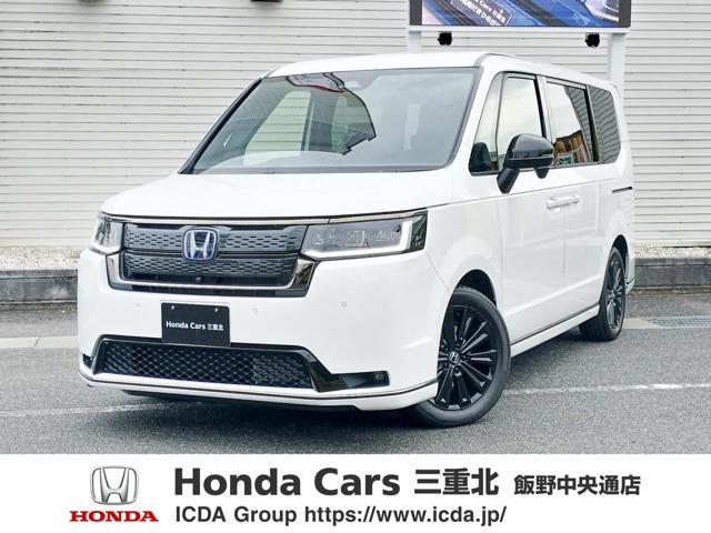 ステップワゴン ｅＨＥＶスパーダプレミアムラインブラックエディション　新車　展示車　ＴＶ視聴可ナビ付き　シートヒーター　ＥＴＣ　リアエアコン　２．０ｅ：ＨＥＶスパーダＰＲＥＭＩＵＭライン　ブラックエディション（1枚目）