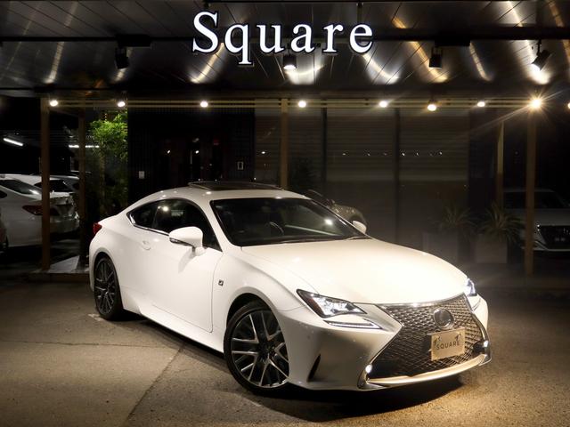 ＲＣ(レクサス) ＲＣ３５０　Ｆスポーツ　安全装備フルオプション／ＯＰサンルーフ／ＯＰ　ＢＳＭ＆ＲＣＴＡ／ＯＰ衝突軽減＆追従機能／ＯＰレーンキープ／ＯＰクリアランスソナー／ＯＰ三眼ヘッドライト／ＯＰオートハイビーム／ＴＶキャン／前後ドラレコ 中古車画像