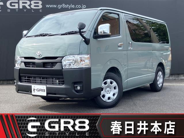 ハイエース・キャラバン専門ショップ！！総在庫５０台！ 新車未登録／大型ナビ／ＨＤＭＩ／天吊モニタ／電動スライドドア／全方カメラ