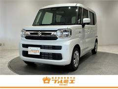 スペーシア ハイブリッドG 届出済未使用車 スズキセーフティサポート 両側スライドドア LEDライト スマートキー オートライト オートエアコン 電動格納ミラー 軽自動車 中古車画像