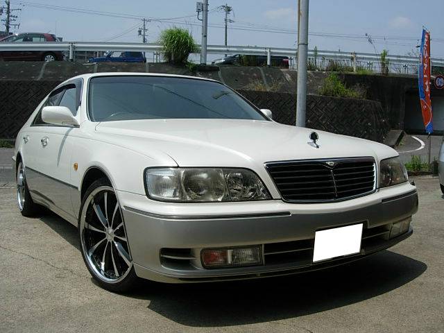 日産 シーマ３ｌターボ １９アルミ ｅｔｃ ローダウン 純正ナビの中古車 車体価格78万円 1996 平成8 年式 走行4 8万キロ 車体色パールｉｉ 愛知県一宮市常願通７ ７ １ オートスポーツアレンジの在庫 グーネット中古車