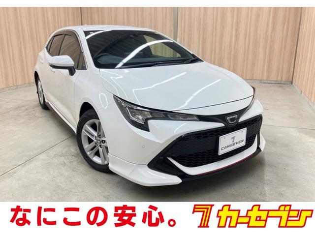 カローラスポーツ(トヨタ) Ｇ　ＯＢＤ診断済／法定点検整備済／４本新品タイヤ交換済／バッテリー交換済／セットオプション／ブラインドスポットモニター／ＴＲＤエアロパーツセット／９インチディスプレイオーディオ／エントリーナビキット 中古車画像