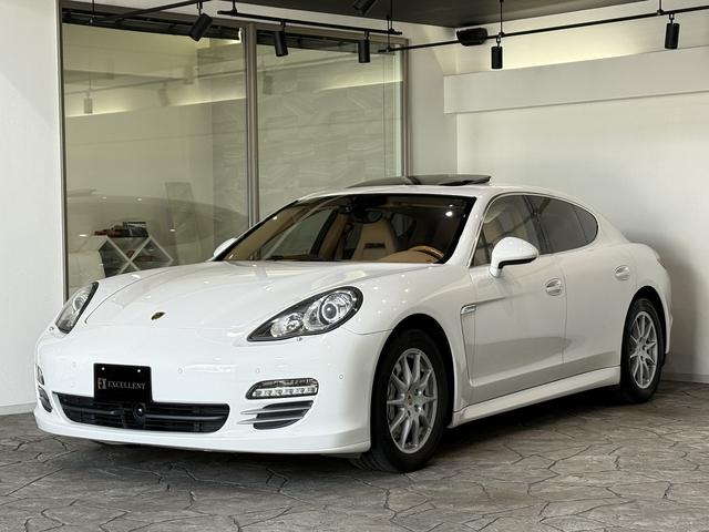 パナメーラ(ポルシェ) ４Ｓ　正規ディーラー車　左Ｈ　ディーラー記録簿Ｈ２４年／Ｈ２６年／Ｈ２８年／Ｈ３０年／Ｒ２年／Ｒ３年／Ｒ４年／Ｒ６年　茶革　ポルシェエントリー　アダプティブクルーズ 中古車画像