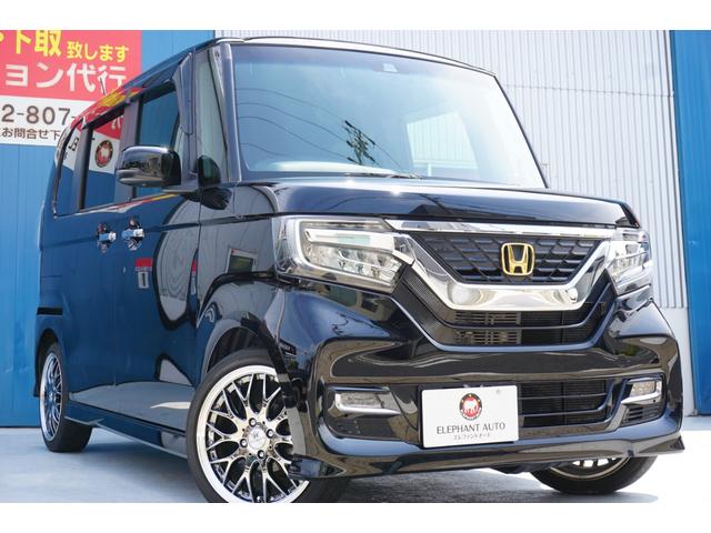 Ｎ－ＢＯＸカスタム Ｇ・Ｌホンダセンシング　ロクサーニ１６インチアルミホイール・電動スライドドア・ＬＥＤヘッドライト・純正メモリーナビゲーション・バックカメラ・ホンダセンシング・ビルトインＥＴＣ