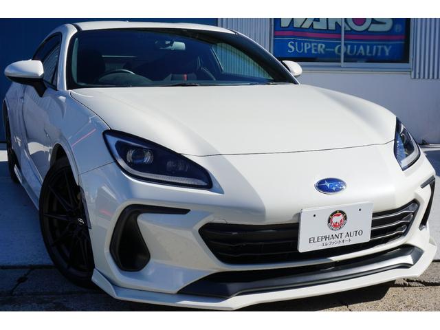 スバル ＢＲＺ Ｓ　ワンオーナー　ＫＵＨＬフルエアロ・オーバーフェンダー・トランクスポイラー・リヤディフューザー・左右出しマフラー　クルーズコントロール　ハーフレザー＆シートヒーター　ＬＥＤヘッドライト　パドルシフト