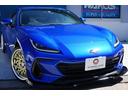 ＢＲＺ Ｓ　社外８インチナビ・地デジ・バックカメラ・禁煙車・アイサイト・社外フロントスポイラー／サイドスポイラー／リアデュフューザー・カーボンリアスポイラー・４本出しマフラー・ワークシーカーホイール・アイライン（1枚目）