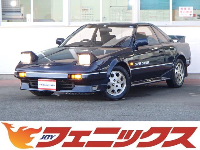 トヨタ Ｇ　★スーパーチャージャー★Ｔバールーフ★タイベル交換済み★　４Ａ－ＧＺＥ型エンジン★車検６年１２月★走行７．９万キロ★リトラクタブルヘッドライト★オートエアコン★ＣＤ★ＵＳＢ★ＡＵＸ★電動ミラー★日本車初のミッドシップ車★ノーマル車