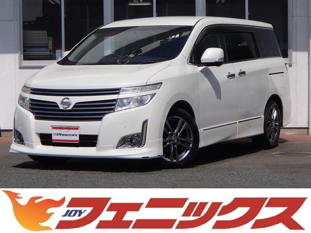 日産 エルグランド ２５０ハイウェイスターアーバンクロム　ＨＤＤナビＴＶ　フリッ　プダウンモニター