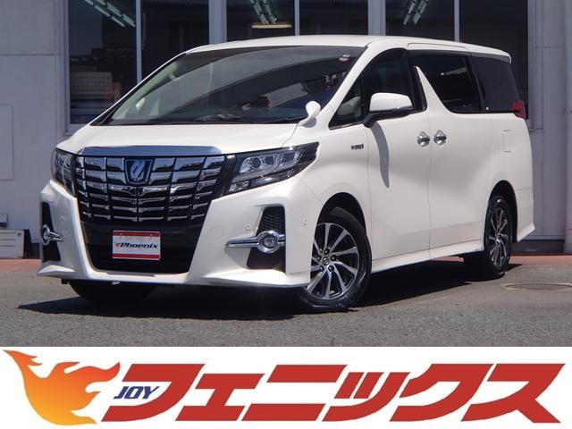 トヨタ アルファードハイブリッド ＳＲ　Ｃパッケージ　４ＷＤ　メーカーツインナビ