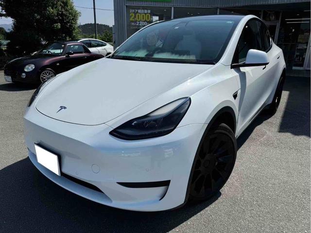 モデルＹ(テスラ) ＲＷＤ　ＥＴＣ　バックカメラ　サイドカメラ　クリアランスソナー　オートクルーズコントロール　レーンアシスト　衝突被害軽減システム　サンルーフ　ナビ　ＴＶ　ＬＥＤヘッドランプ　電動リアゲート　アルミホイール 中古車画像