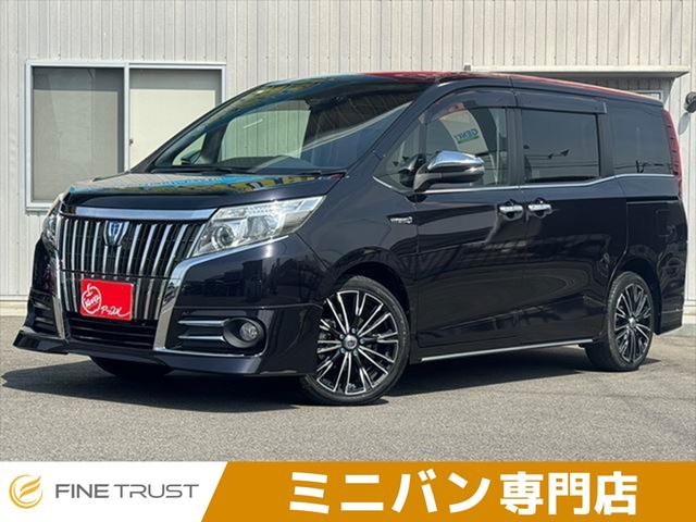 トヨタ エスクァイア ハイブリッドＧｉ　保証付　ユーザー買取車　純正１０インチナビ