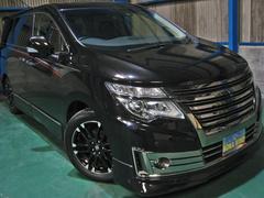 日産　エルグランド　ライダー　ブラックライン　エマージェンシーＢ車線逸脱防止支援レーダークルーズ踏間違衝突防止ＷサンルーフＨＤＤナビ後席エンターテイメント黒本革シートアラウンドビュＭスマートルームミラパワーバック両電ドアＦ＆ＲスポＬＥＤデイライト